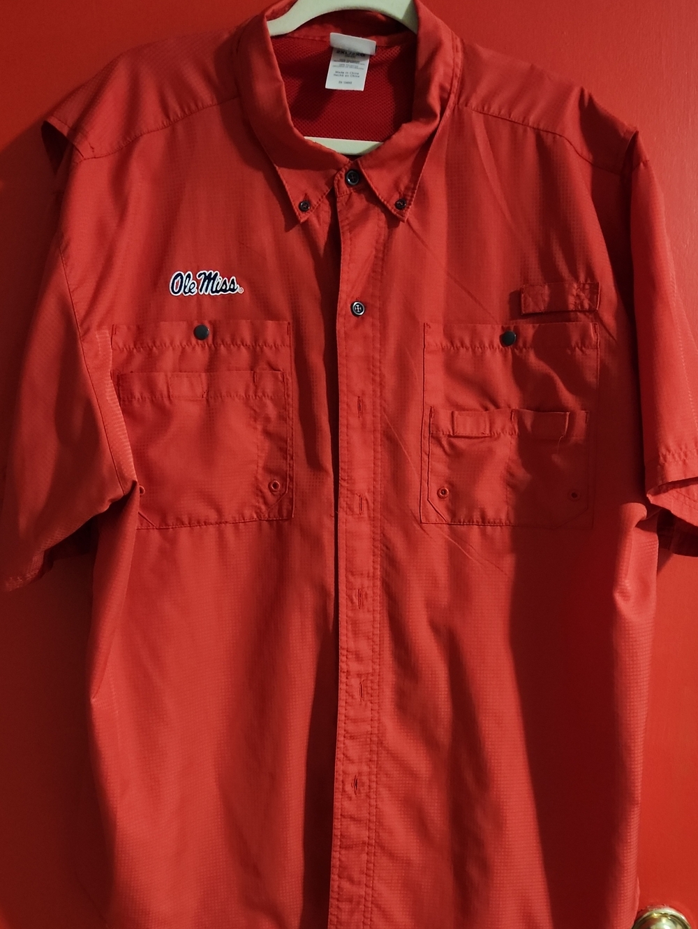 Knights Apparel Red Ole Miss Shirt - 2XL
